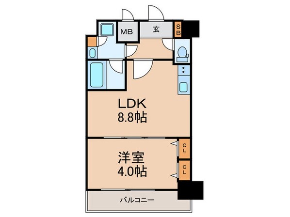 スプランディッドⅦの物件間取画像